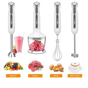 LINKChef Immersion Blender, 20-Speed 1000W 5-in-1 Immersion Hand Blender